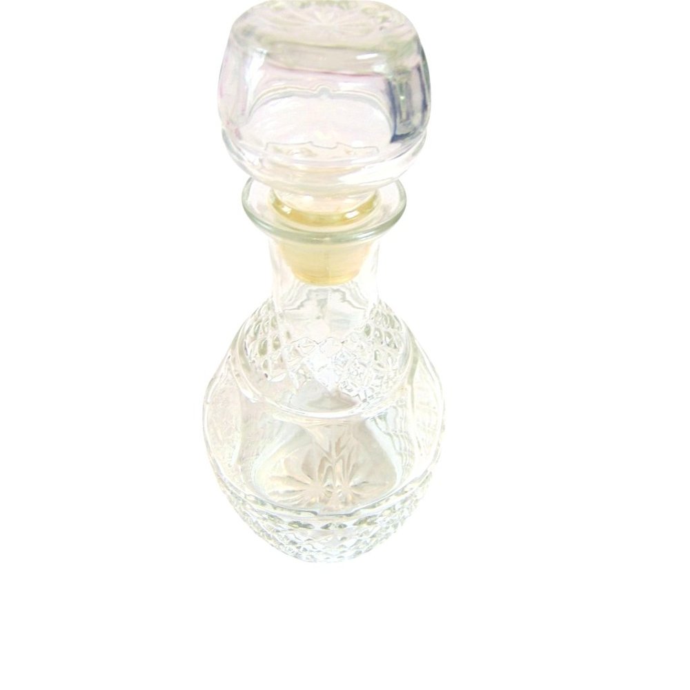 Wine/Liquor Decanter * Glass * Crown and Grapes stencil